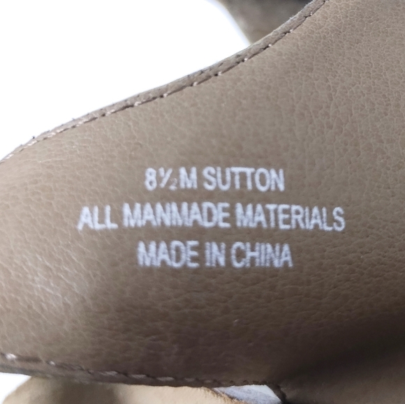 Stylish tan Wedge Sandals - Picture 7 of 10